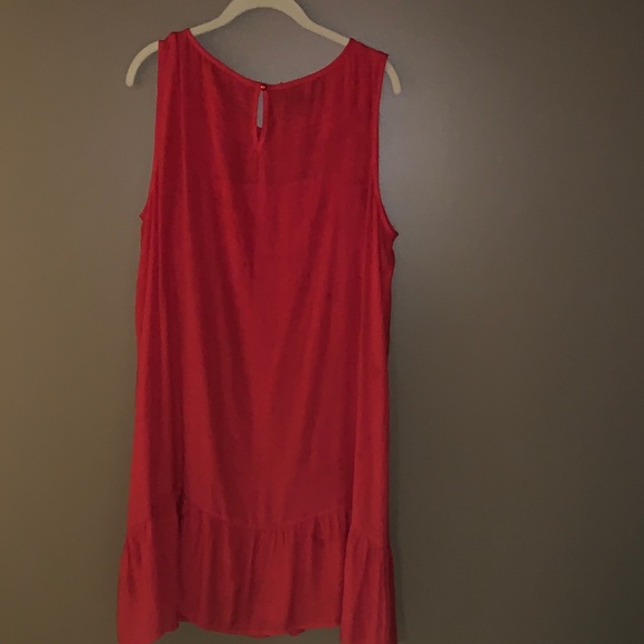 AGB Bold Red Sleeveless Midi Dress - Picture 4 of 6